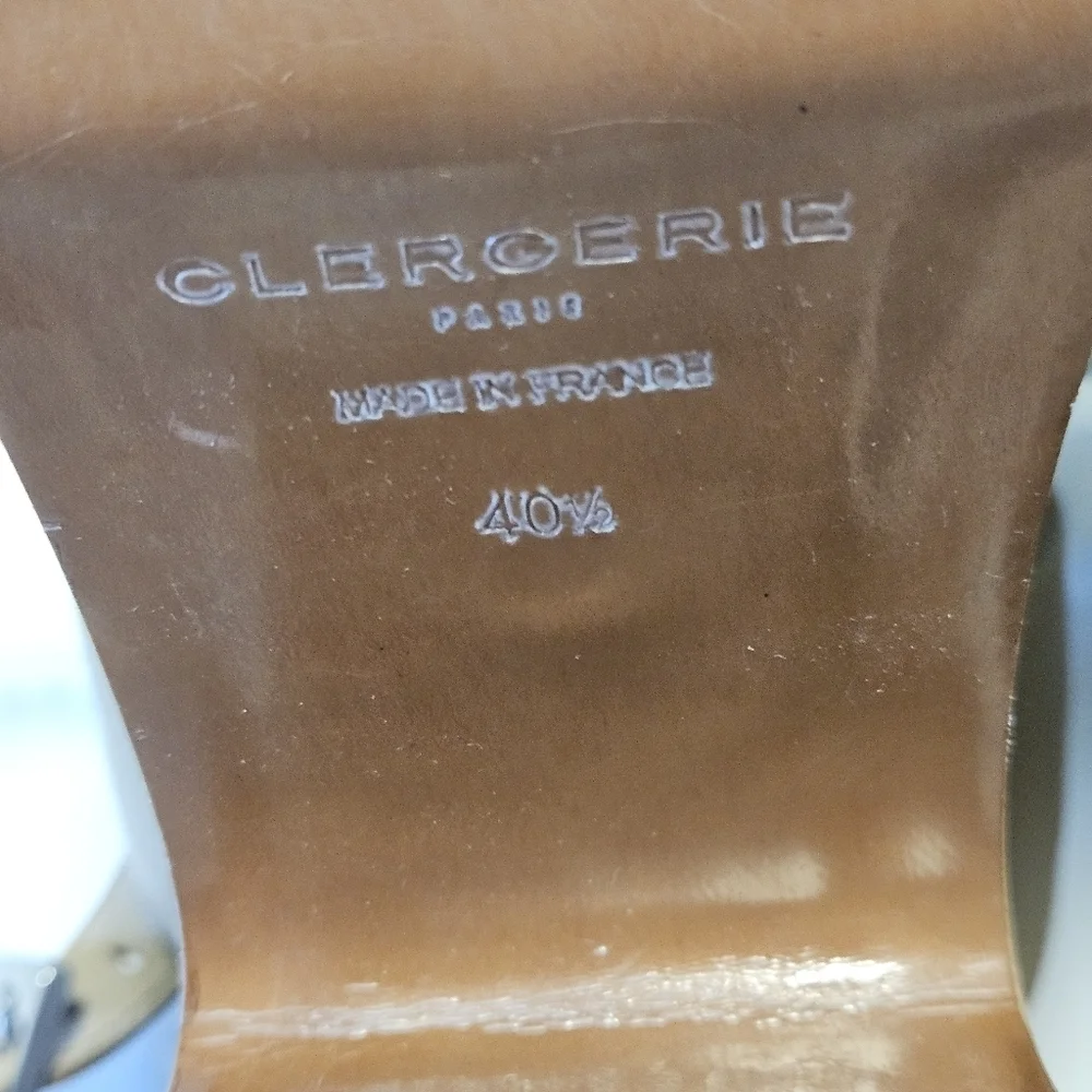 Robert Clergerie Cora7 Tan Leather Sandals Size 40.5